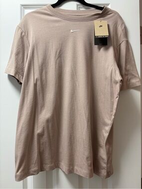 Nike Women’s Short-Sleeve Crew Tee in Light Taupe